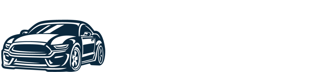 Logo nettoyage voiture professionnel blanc